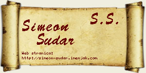 Simeon Sudar vizit kartica